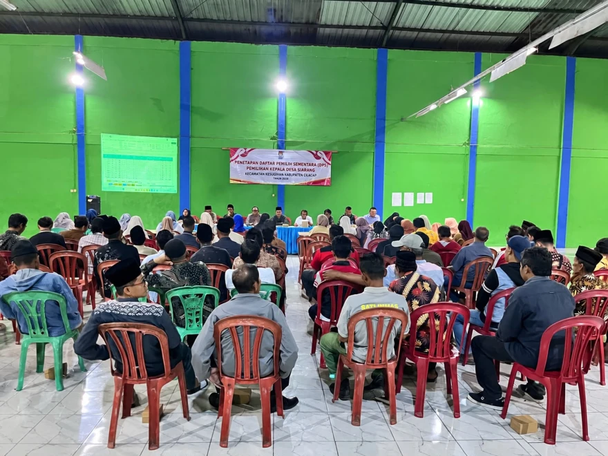 PENETAPAN DAFTAR PEMILIH SEMENTARA (DPS) PILKADES DESA SLARANG TAHUN 2026